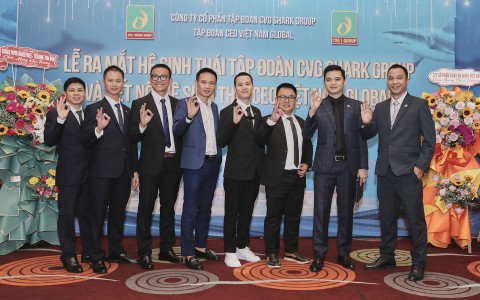 CVG Shark Group - Đồng hành cùng thế hệ doanh nhân trẻ phát triển